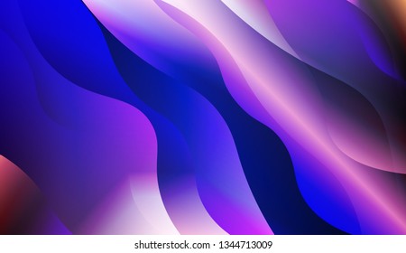 Abstract Background With Dynamic Effect. For Cover Page, Landing Page, Banner. Vector Illustration with Color Gradient.