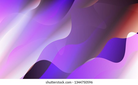 Abstract Background With Dynamic Effect. For Cover Page, Landing Page, Banner. Vector Illustration with Color Gradient.