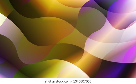 Abstract Background With Dynamic Effect. For Cover Page, Landing Page, Banner. Vector Illustration with Color Gradient.
