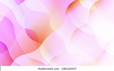 Abstract Background With Dynamic Effect. For Creative Templates, Cards, Color Covers Set. Vector Illustration with Color Gradient