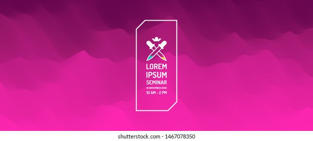 Abstract background with dynamic effect. Creative design poster with vibrant gradients. Vector Illustration for advertising, marketing, presentation. Mobile screen.