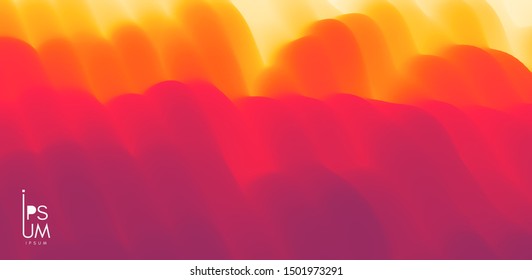 Abstract background with dynamic effect. Creative design poster with vibrant gradients. Vector Illustration for advertising, marketing, presentation. Mobile screen.