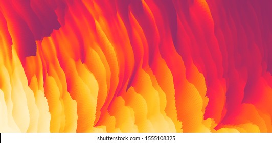 Abstract background with dynamic effect. Creative design poster with vibrant gradients. Vector Illustration for advertising, marketing, presentation. Mobile screen.