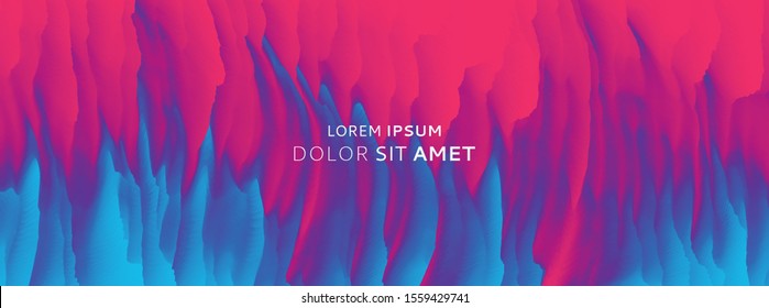Abstract background with dynamic effect. Creative design poster with vibrant gradients. Vector Illustration for advertising, marketing, presentation. Mobile screen.
