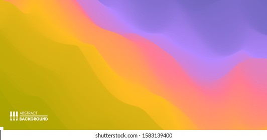 Abstract background with dynamic effect. Creative design poster with vibrant gradients. Vector Illustration for advertising, marketing, presentation. Mobile screen.