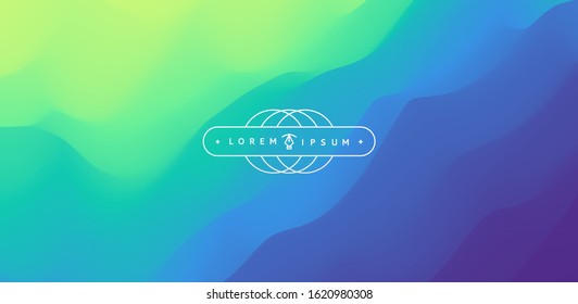 Abstract background with dynamic effect. Creative design poster with vibrant gradients. Vector Illustration for advertising, marketing, presentation. Mobile screen.