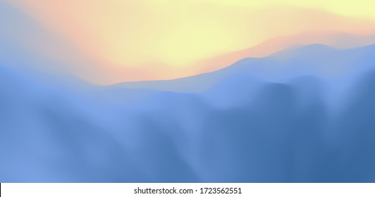 Abstract background with dynamic effect. Creative design with vibrant gradients. 3D vector Illustration. 