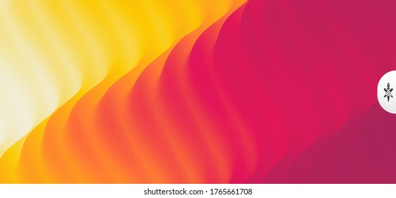 Abstract background with dynamic effect. Creative design poster with vibrant gradients. Vector Illustration for advertising, marketing, presentation. Mobile screen.