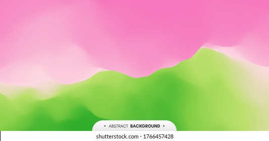 Abstract background with dynamic effect. Creative design with vibrant gradients. 3D vector Illustration. 