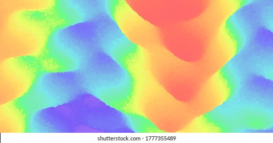 Abstract background with dynamic effect. Creative design with vibrant gradients. 3D vector Illustration. 
