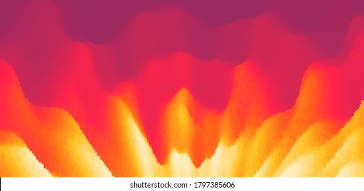 Abstract background with dynamic effect. Creative design with vibrant gradients. 3D vector Illustration. 