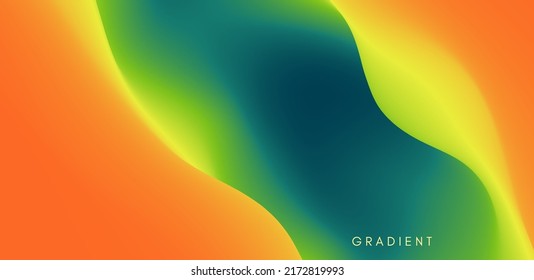 Abstract background with dynamic effect. Creative design poster with vibrant gradients. Vector Illustration for advertising, marketing, presentation. Mobile screen.