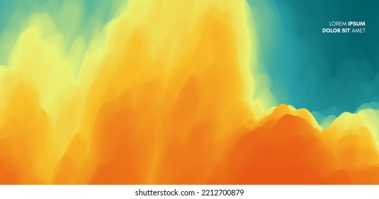 Abstract background with dynamic effect. Creative design poster with vibrant gradients. Vector illustration for advertising, marketing, presentation. Mobile screen.