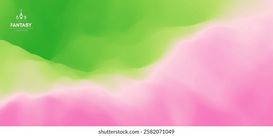 Abstract background with dynamic effect. Creative design poster with vibrant gradients. Mobile screen. Cover design template. Vector illustration for advertising, marketing, presentation, web, etc. 