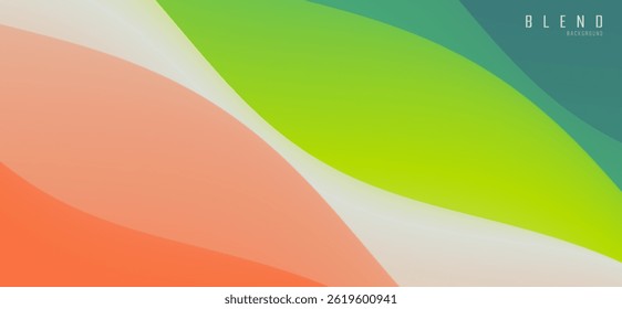 Abstract background with dynamic effect. Creative design poster with vibrant gradients. Vector illustration for advertising, marketing, presentation. Mobile screen.