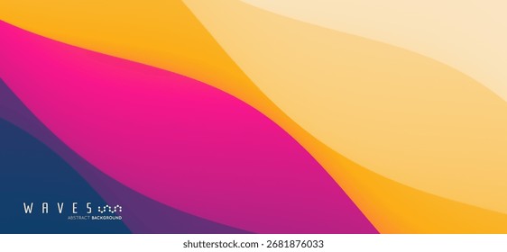Abstract background with dynamic effect. Creative design poster with vibrant gradients. Vector illustration for advertising, marketing, presentation. Mobile screen.