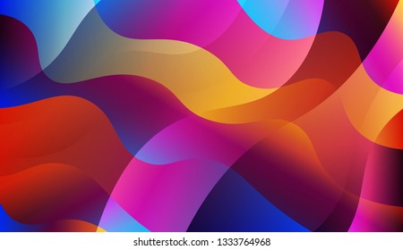 Abstract Background With Dynamic Effect. For Design Flyer, Banner, Landing Page. Vector Illustration