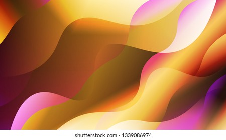 Abstract Background With Dynamic Effect. Design For Cover Page, Poster, Banner Of Websites. Vector Illustration with Color Gradient.