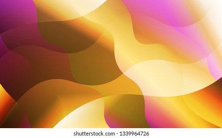 Abstract Background With Dynamic Effect. Design For Cover Page, Poster, Banner Of Websites. Vector Illustration with Color Gradient.