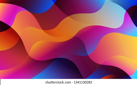 Abstract Background With Dynamic Effect. For Design Flyer, Banner, Landing Page. Vector Illustration