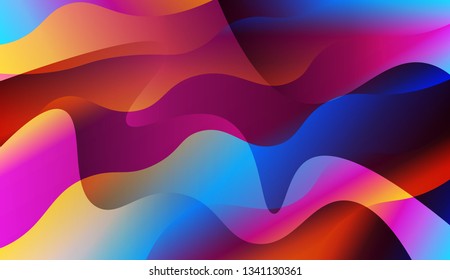 Abstract Background With Dynamic Effect. For Design Flyer, Banner, Landing Page. Vector Illustration