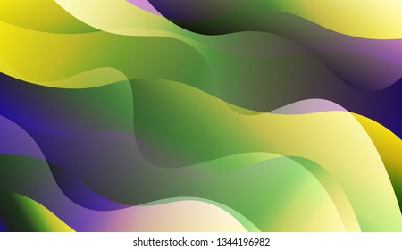 Abstract Background With Dynamic Effect. For Design Flyer, Banner, Landing Page. Vector Illustration