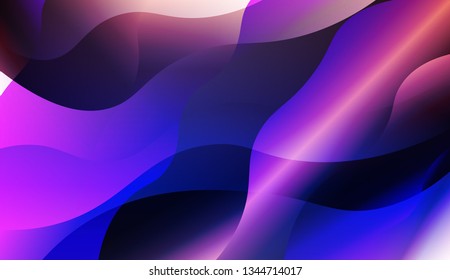 Abstract Background With Dynamic Effect. Design For Your Header Page, Ad, Poster, Banner. Vector Illustration with Color Gradient.