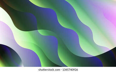 Abstract Background With Dynamic Effect. Design For Cover Page, Poster, Banner Of Websites. Vector Illustration with Color Gradient.