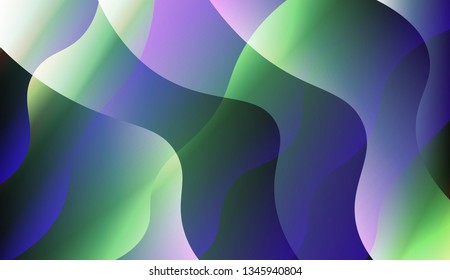 Abstract Background With Dynamic Effect. Design For Cover Page, Poster, Banner Of Websites. Vector Illustration with Color Gradient.