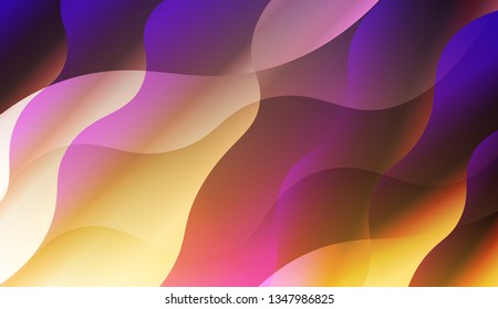Abstract Background With Dynamic Effect. Design For Cover Page, Poster, Banner Of Websites. Vector Illustration with Color Gradient.