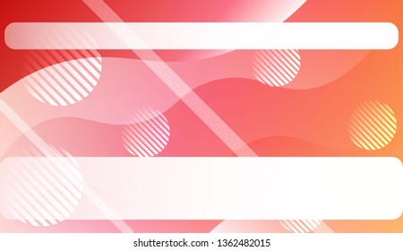Abstract Background With Dynamic Effect. For Design Flyer, Banner, Landing Page. Vector Illustration with Color Gradient