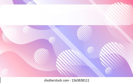 Abstract Background With Dynamic Effect. For Design Flyer, Banner, Landing Page. Vector Illustration with Color Gradient