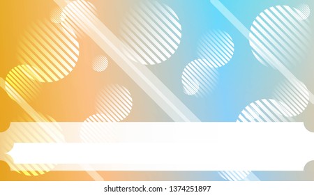 Abstract Background With Dynamic Effect. For Design Flyer, Banner, Landing Page. Vector Illustration with Color Gradient