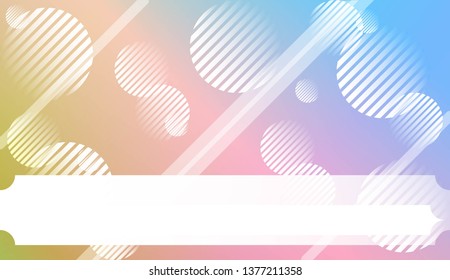 Abstract Background With Dynamic Effect. For Design Flyer, Banner, Landing Page. Vector Illustration with Color Gradient