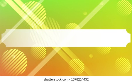 Abstract Background With Dynamic Effect. For Design Flyer, Banner, Landing Page. Vector Illustration with Color Gradient