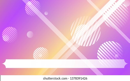 Abstract Background With Dynamic Effect. For Design Flyer, Banner, Landing Page. Vector Illustration with Color Gradient