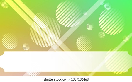 Abstract Background With Dynamic Effect. For Design Flyer, Banner, Landing Page. Vector Illustration with Color Gradient