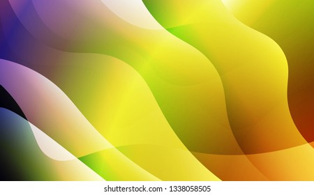 Abstract Background With Dynamic Effect. For Flyer, Brochure, Booklet And Websites Design Vector Illustration with Color Gradient.