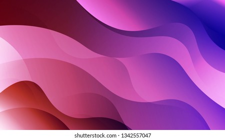 Abstract Background With Dynamic Effect. For Flyer, Brochure, Booklet And Websites Design Vector Illustration with Color Gradient.