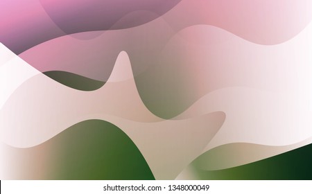Abstract Background With Dynamic Effect. For Flyer, Brochure, Booklet And Websites Design Vector Illustration with Color Gradient.