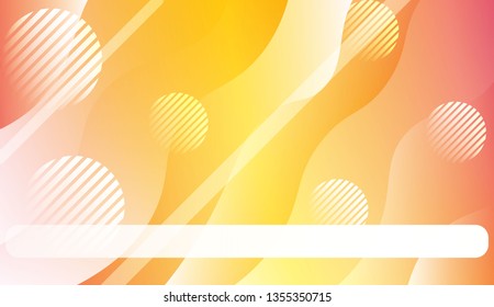 Abstract Background With Dynamic Effect. For Flyer, Brochure, Booklet And Websites Design Vector Illustration with Color Gradient