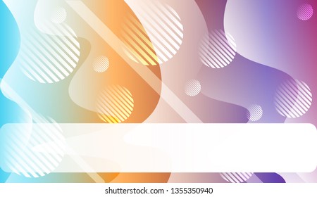 Abstract Background With Dynamic Effect. For Flyer, Brochure, Booklet And Websites Design Vector Illustration with Color Gradient