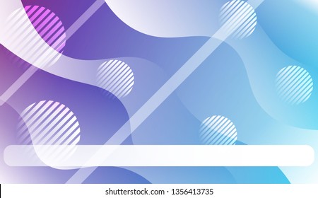 Abstract Background With Dynamic Effect. For Flyer, Brochure, Booklet And Websites Design Vector Illustration with Color Gradient