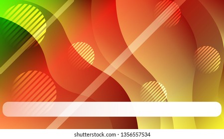 Abstract Background With Dynamic Effect. For Flyer, Brochure, Booklet And Websites Design Vector Illustration with Color Gradient