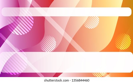 Abstract Background With Dynamic Effect. For Flyer, Brochure, Booklet And Websites Design Vector Illustration with Color Gradient