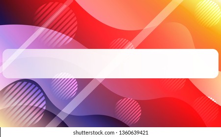 Abstract Background With Dynamic Effect. For Flyer, Brochure, Booklet And Websites Design Vector Illustration with Color Gradient