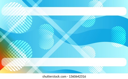 Abstract Background With Dynamic Effect. For Flyer, Brochure, Booklet And Websites Design Vector Illustration with Color Gradient