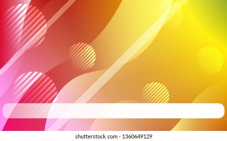 Abstract Background With Dynamic Effect. For Flyer, Brochure, Booklet And Websites Design Vector Illustration with Color Gradient