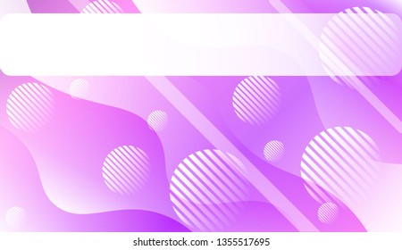 Abstract Background With Dynamic Effect. For Futuristic Ad, Booklets. Vector Illustration with Color Gradient