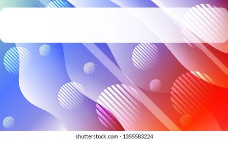 Abstract Background With Dynamic Effect. For Futuristic Ad, Booklets. Vector Illustration with Color Gradient